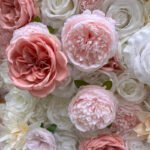 FW091 White and pink roses flower wall backdrop 8x8ft cloth fabric backup - Image 4