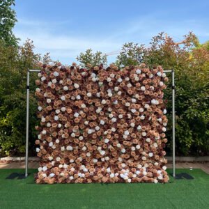 FW092 Autumn roses flower wall backdrop 8x8ft cloth fabric backup