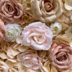 FW093 Dusty roses flower wall backdrop 8x8ft cloth fabric backup - Image 7