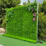 FW103 Grass with plants wall backdrop 8x8ft cloth fabric backup - Image 5