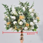 FC0015 Roses bud with leaves flower centerpieces for wedding decoration - Image 14