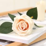 LF0001 single stem volvet rose 7cm head - Image 11