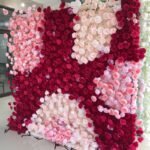 FW122 Red roses splicing flower wall backdrop 8x8ft cloth fabric backup - Image 4