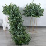 TR0008 Leaves table runner for wedding decoration - Image 3