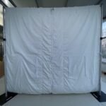 FW111 White pampas flower wall backdrop 8x8ft cloth fabric backup - Image 6