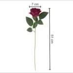 LF0001 single stem volvet rose 7cm head - Image 5