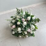 FC0015 Roses bud with leaves flower centerpieces for wedding decoration - Image 2