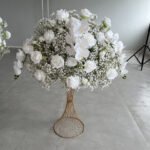 FC0032 White roses orchid flower centerpieces for wedding decoration - Image 6