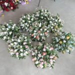 FC0015 Roses bud with leaves flower centerpieces for wedding decoration - Image 9