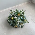 FC0015 Roses bud with leaves flower centerpieces for wedding decoration - Image 7