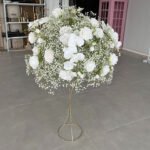 FC0032 White roses orchid flower centerpieces for wedding decoration - Image 8