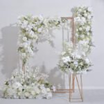 BD002 Rosyflower Backdrop flowers white flowers for weddings