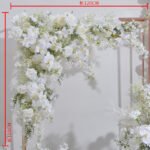 BD002 Rosyflower Backdrop flowers white flowers for weddings - Image 5
