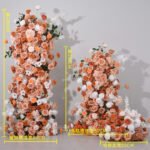 BD003 Rosyflower Backdrop flowers autumn theme for wedding events - Image 6