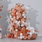 BD003 Rosyflower Backdrop flowers autumn theme for wedding events - Image 2