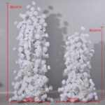 BD007 Rosyflower Backdrop flowers white roses for wedding decoration - Image 6