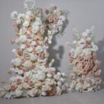 BD009 Rosyflower Backdrop flowers white and dusty roses for weddings - Image 5