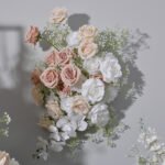 BD009 Rosyflower Backdrop flowers white and dusty roses for weddings - Image 3